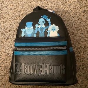 Loungefly Disney Haunted Mansion Mini Black Backpack